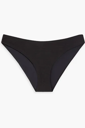 ONIA Lily stretch-piquè mid-rise bikini briefs - White - M
