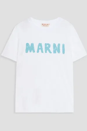 Marni Logo-print cotton-jersey T-shirt - - IT 46