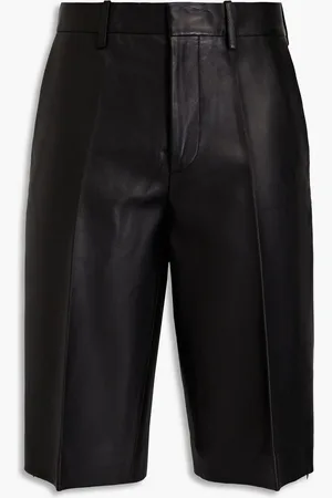 Helmut Lang Leather shorts - - US 4