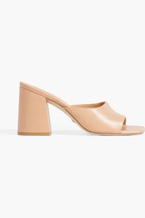 Stuart Weitzman Tia leather mules - Neutral - EU 40