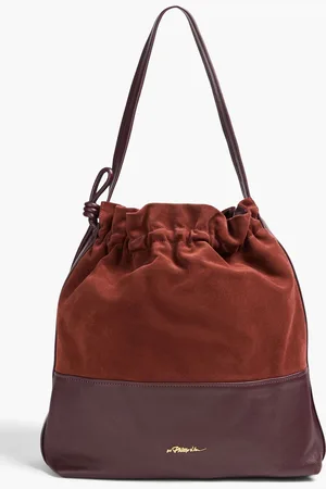 3.1 Phillip Lim Origami suede and leather tote - - OneSize