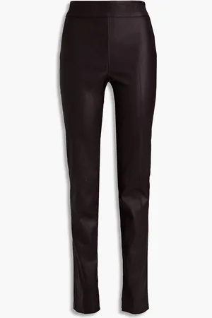Helmut Lang Leather slim-leg pants - - US 8