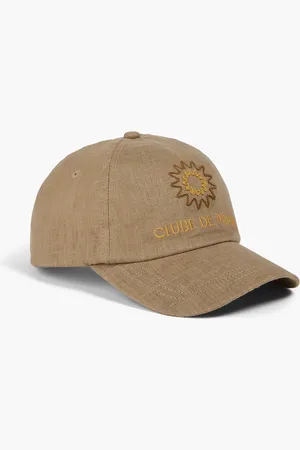 Frescobol Carioca Embroidered linen baseball cap - Green - ONESIZE