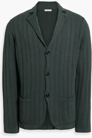 Boglioli Ribbed cotton cardigan - Green - L