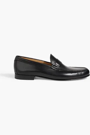 CANALI Leather penny loafers - - EU 46