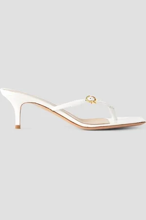 Gianvito Rossi Vernice 55 buckled leather mules - - EU 42