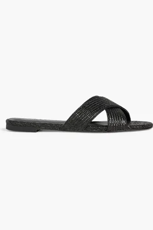 Stuart Weitzman Roza raffia sandals - - US 4.5