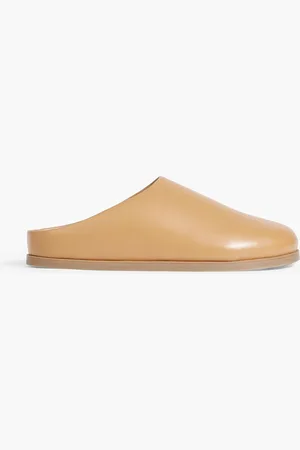 Mansur Gavriel Leather slippers - Neutral - EU 38