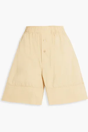 By Malene Birger Siara cotton-poplin shorts - Neutral - DE 34