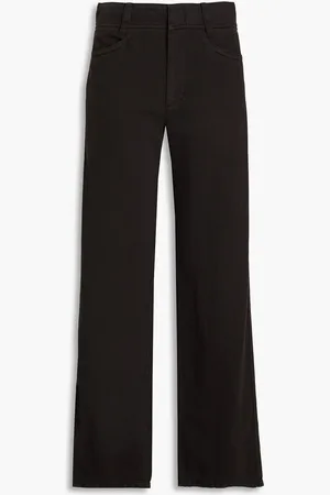 Vince Cotton, Lyocell and linen-blend gabardine straight-leg pants - - US 10