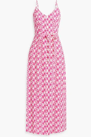 Harley Viera-Newton Josephine button-detailed crepe maxi dress - - US 8