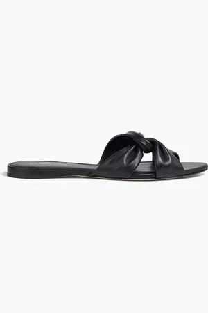VERONICA BEARD Seraphina twisted leather sandals - - US 10