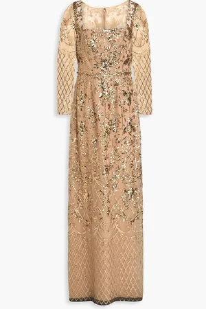 Marchesa Notte Embellished tulle gown - - US 16