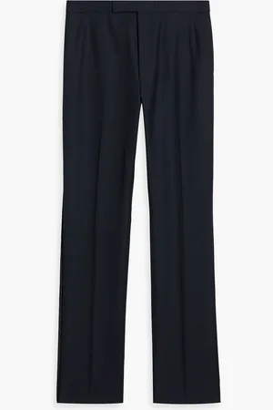 Thom Browne Wool-blend twill pants - Blue - 4