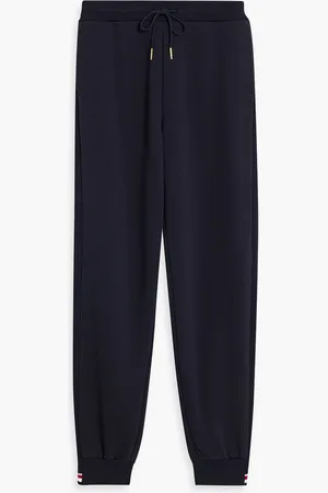 Thom Browne French cotton-terry sweatpants - Blue - 3