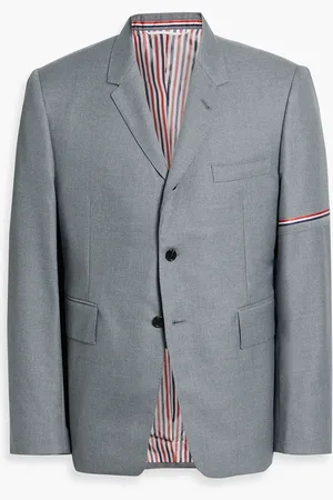 Thom Browne Wool-blend twill blazer - - 5