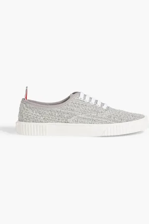 Thom Browne Heritage tweed sneakers - Gray - US 7