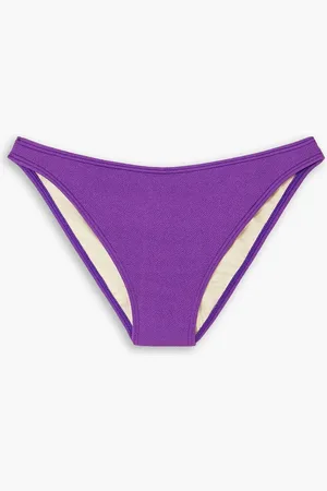 Peony Seersucker bikini briefs - - UK 8