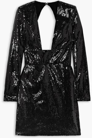 Dundas Open-back sequined chiffon mini dress - - IT 44