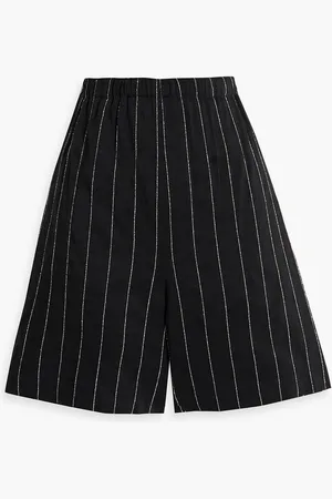 Loulou Studio Hada pinstriped twill shorts - - XL