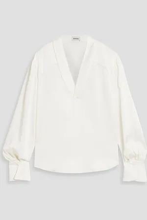 Simkhai Maisey satin-crepe top - White - US 2