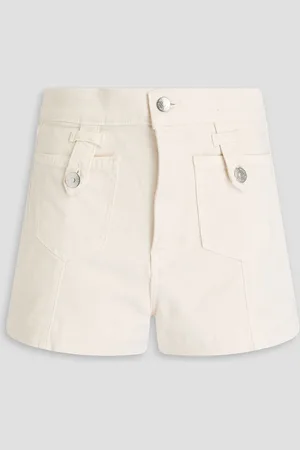 VERONICA BEARD Darnele denim shorts - White - 28