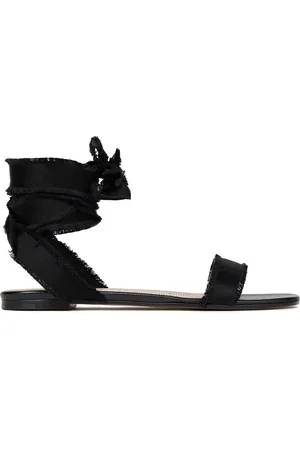 RED(V) Frayed satin sandals - - EU 36
