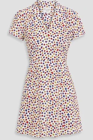 Harley Viera-Newton Morgan floral-print silk mini dress - - US 2