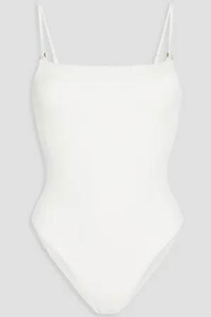 Melissa Odabash Palma stretch-seersucker swimsuit - - IT 46