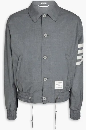 Thom Browne Striped wool jacket - - 1