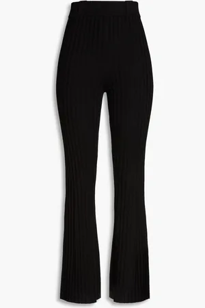 Bash Gimmo ribbed-knit straight-leg pants - - 2