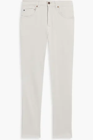 Boglioli Cotton-blend twill chinos - Gray - 30