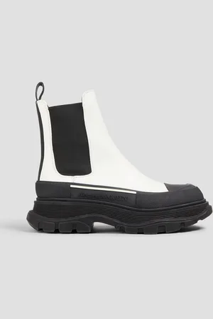 Alexander McQueen Tread Slick leather Chelsea boots - - EU 35.5