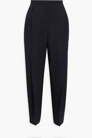 Alexander McQueen Wool-crepe tapered pants - Blue - IT 40