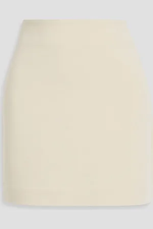 By Malene Birger Fabiene crepe mini skirt - White - DE 36