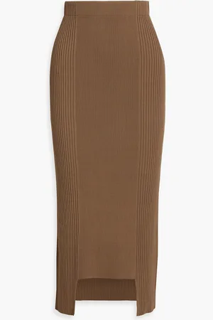 By Malene Birger Merine ribbed-knit maxi skirt - - XS