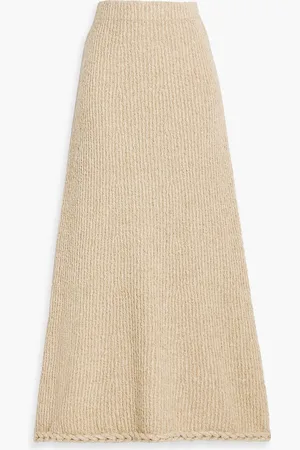 By Malene Birger Komi bouclé-knit cotton-blend midi skirt - Neutral - S