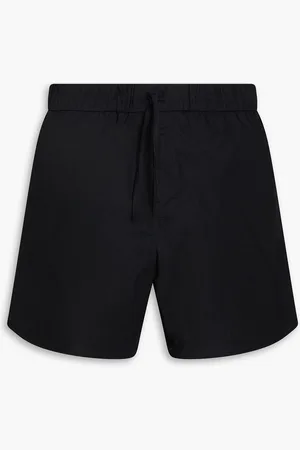 OFFICINE GENERALE Dony cotton-poplin drawstring shorts - - IT 44