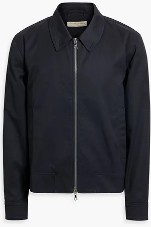 OFFICINE GENERALE Marlin twill bomber jacket - Blue - L