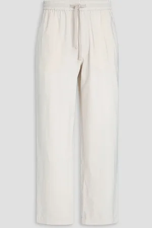 Frame Silk-blend chinos - White - M