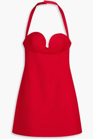 MAGDA BUTRYM Wool-twill halterneck mini dress - - FR 40