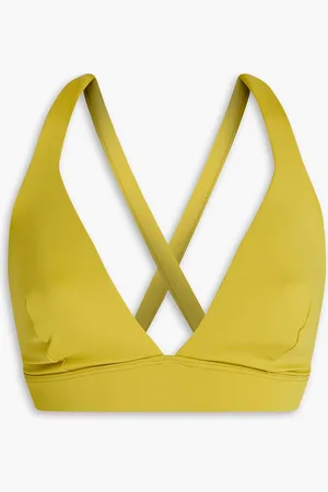 Form and Fold D-G The Tri bikini top - Green - 32 G