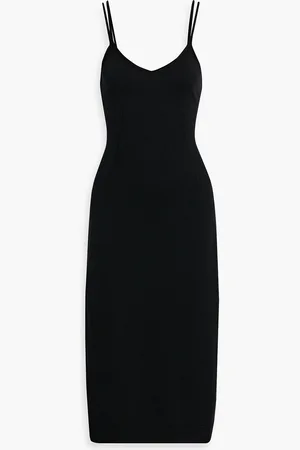 Another Tomorrow Cashmere and wool-blend midi slip dress - - M