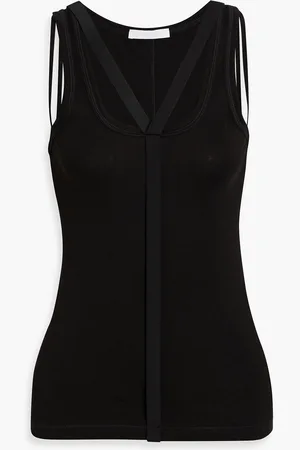 Helmut Lang Pima cotton and modal-blend jersey tank - - XS