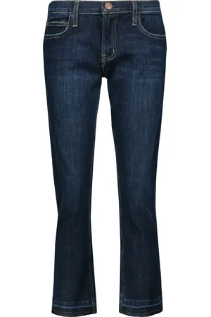Current/Elliott The Cropped mid-rise skinny jeans - Blue - 27