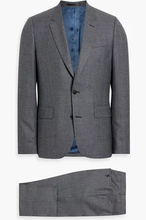 Paul Smith Prince of Wales checked wool suit - Blue - US 36