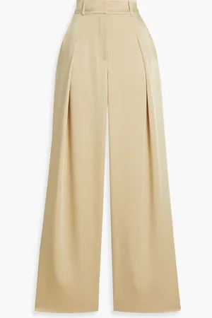 Simkhai Mercer satin-crepe wide-leg pants - - US 6