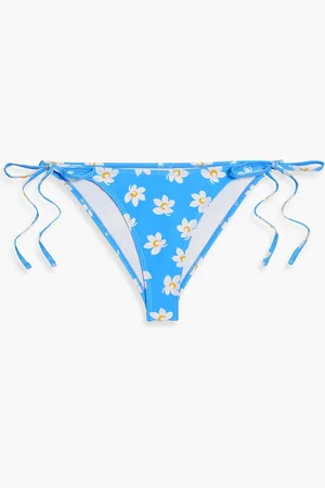 Harley Viera-Newton Floral-print bikini briefs - Blue - S