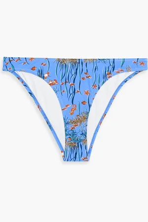 Harley Viera-Newton Printed bikini briefs - Blue - M