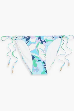 Melissa Odabash Key West printed bikini briefs - Blue - IT 38